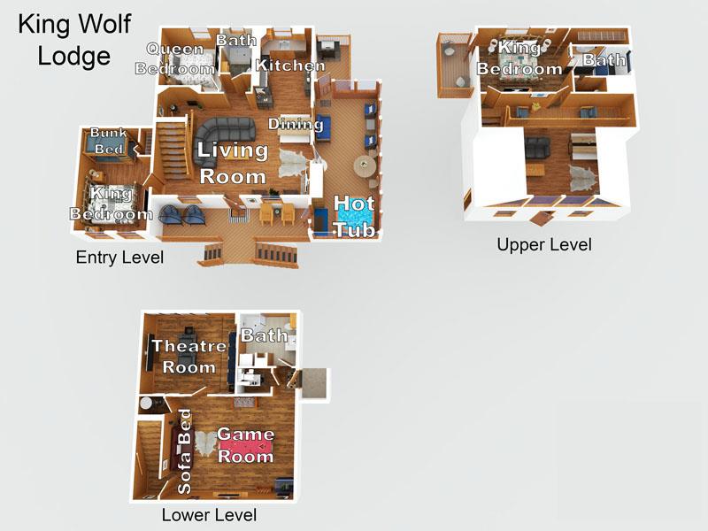 King Wolf Lodge floor plan
