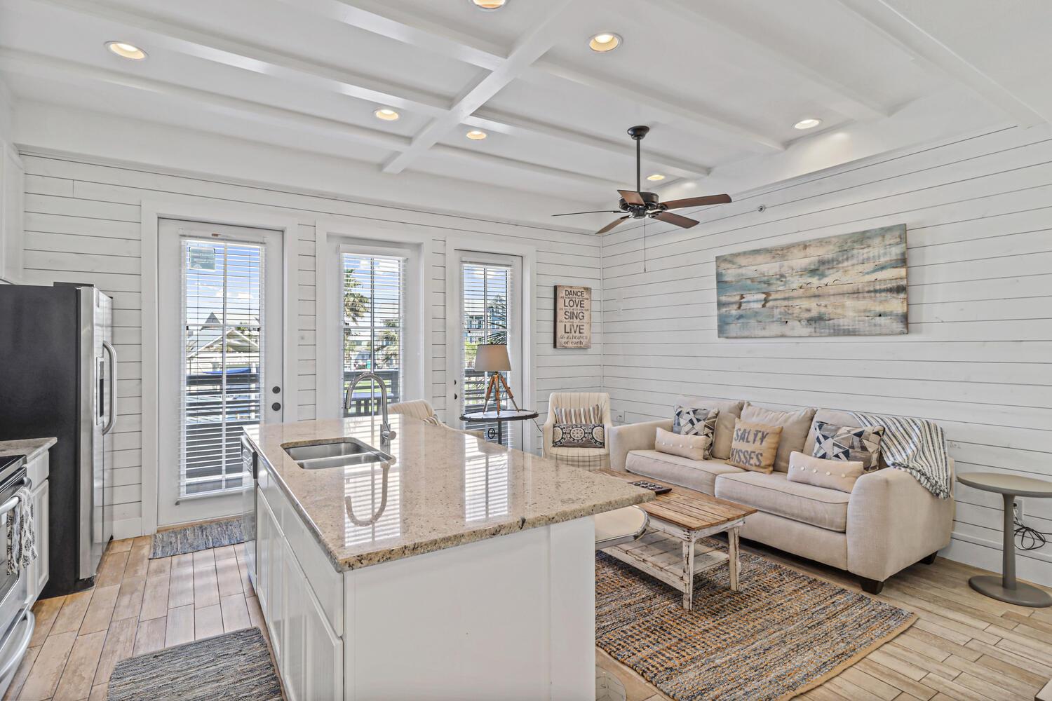 Kitchen and Living Area