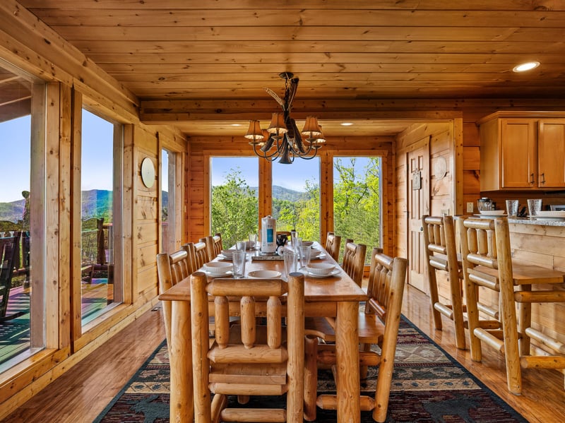 Dining table and chairs
