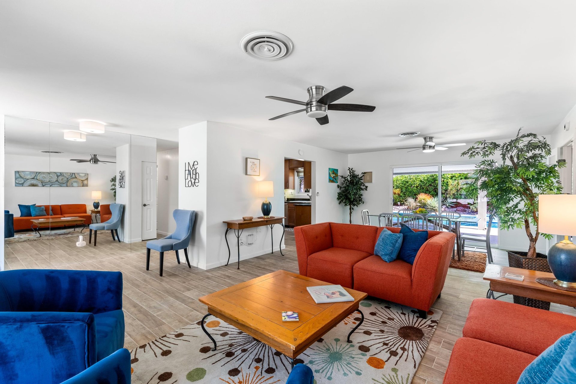 Stylish, modern design and furnishings throughout