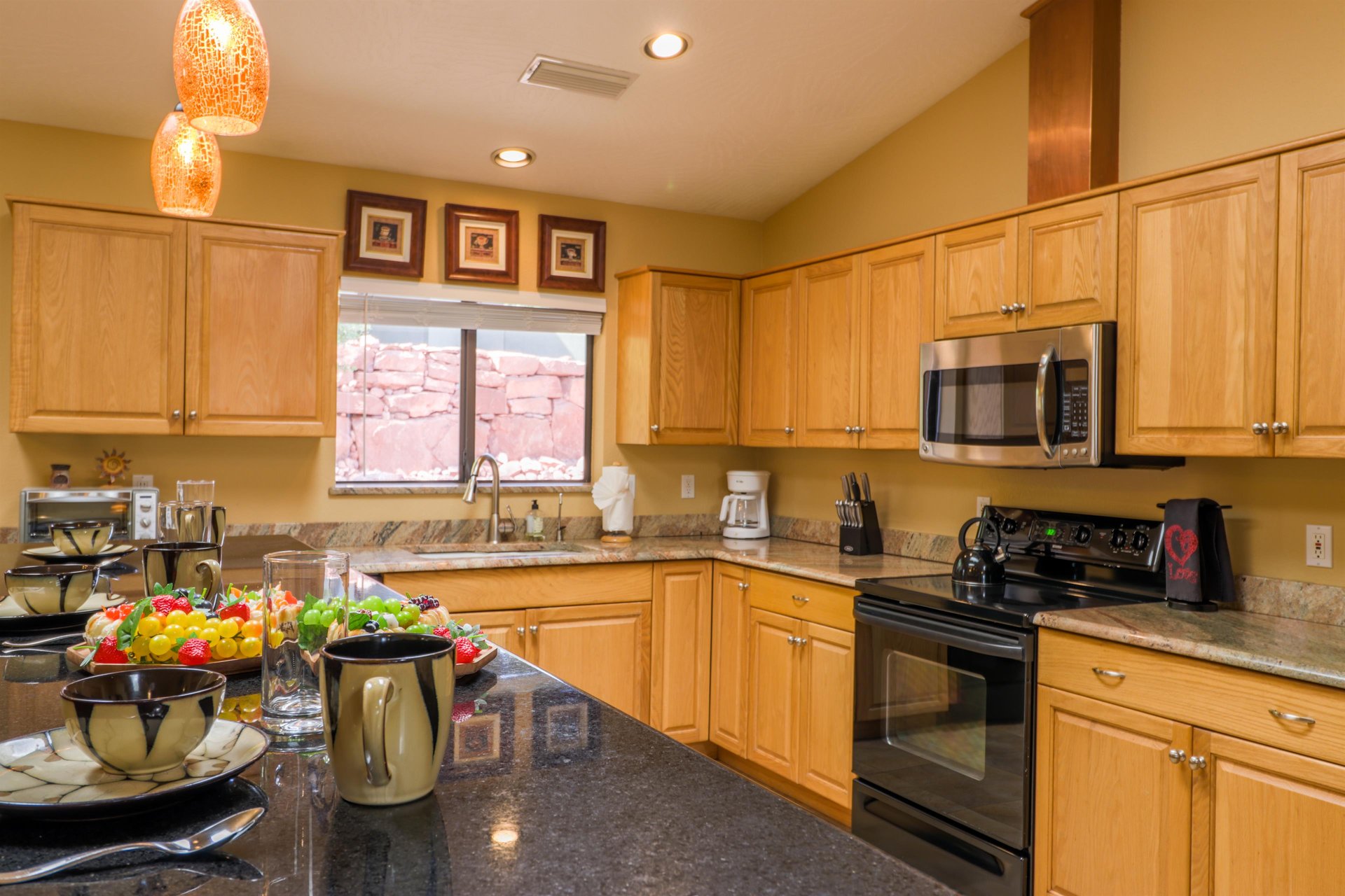 Fully Stocked Kitchen