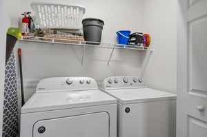 Your own inunit washer and dryer make packing light a breeze, so you can focus on enjoying your stay without worrying about laundry.