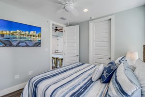 King Bedroom with 45 Smart TV