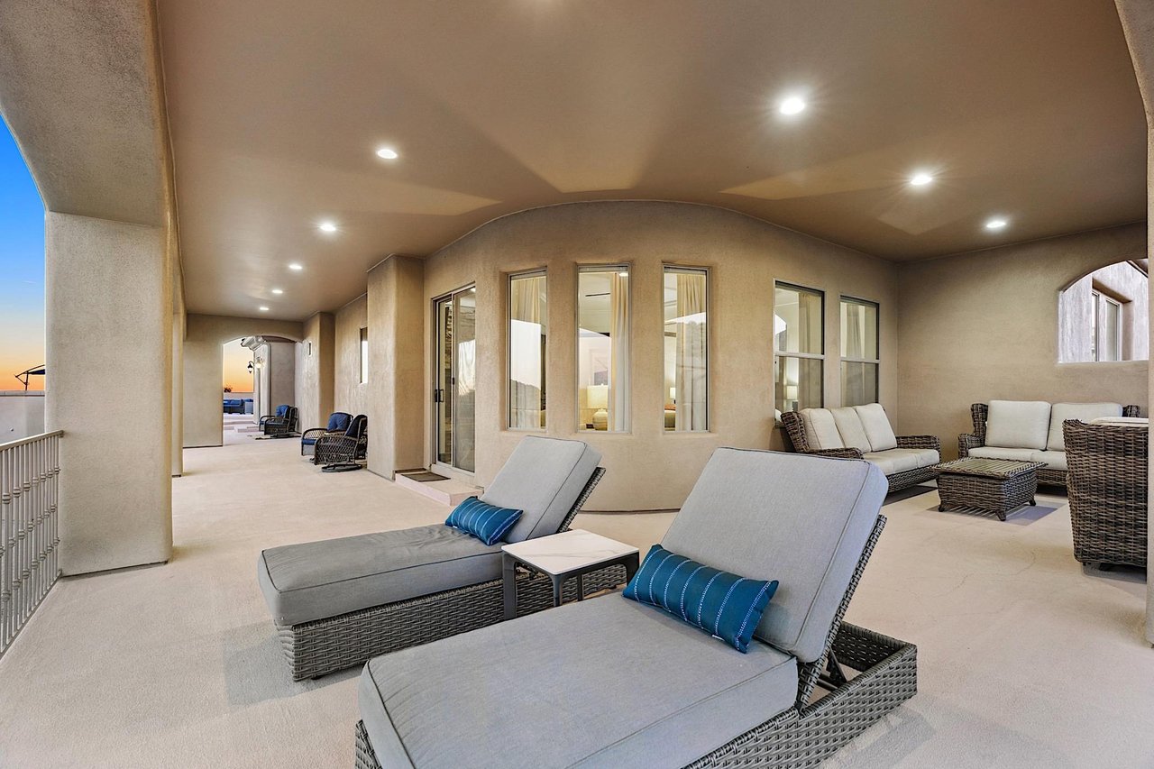 Master bedroom patio