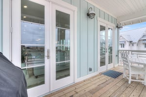 Back Balcony Off Living Room, 2nd Floor