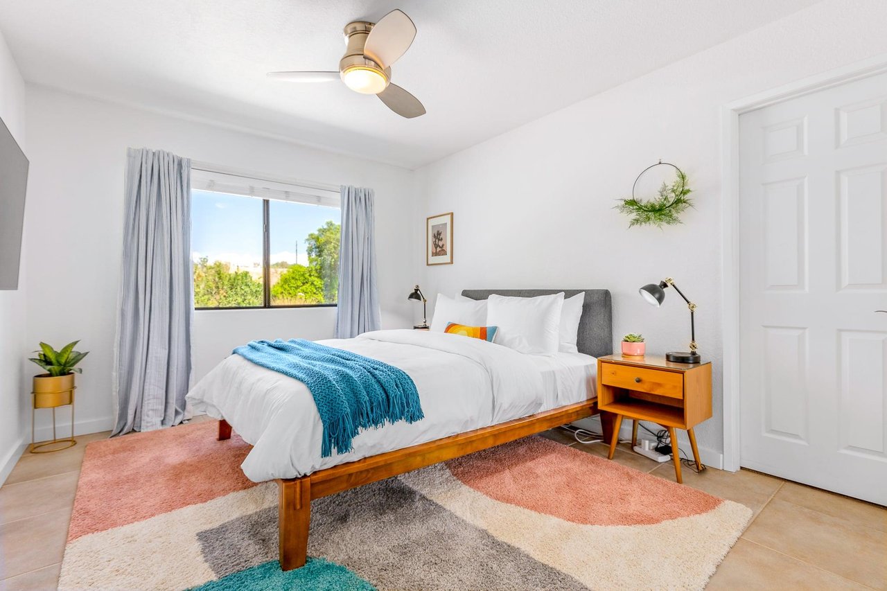 Restful guest bedroom