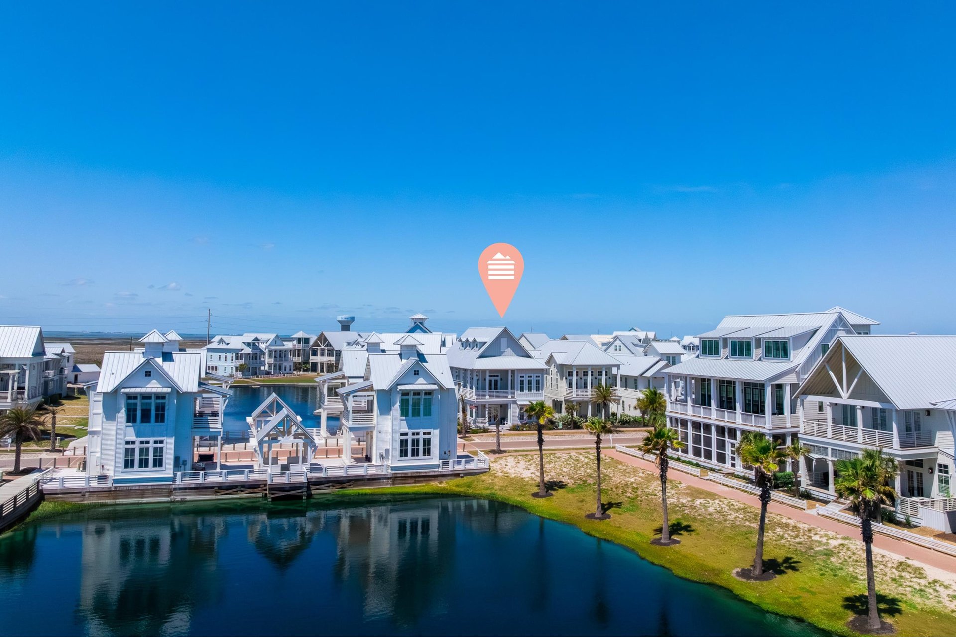 Aerial View, Just Steps from Town Lake