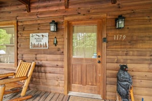 Front door of Moonlit Pines