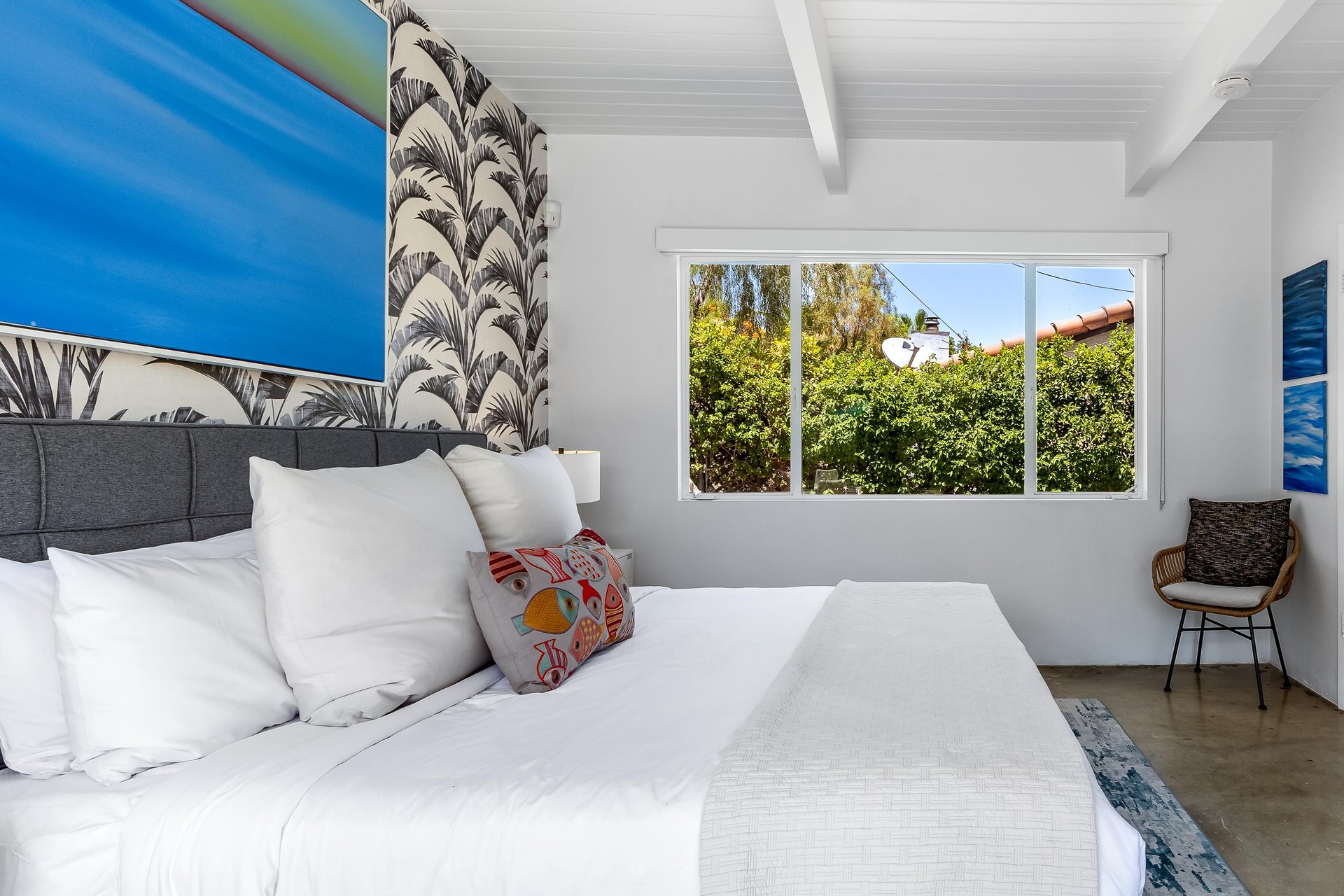 Restful guest bedroom