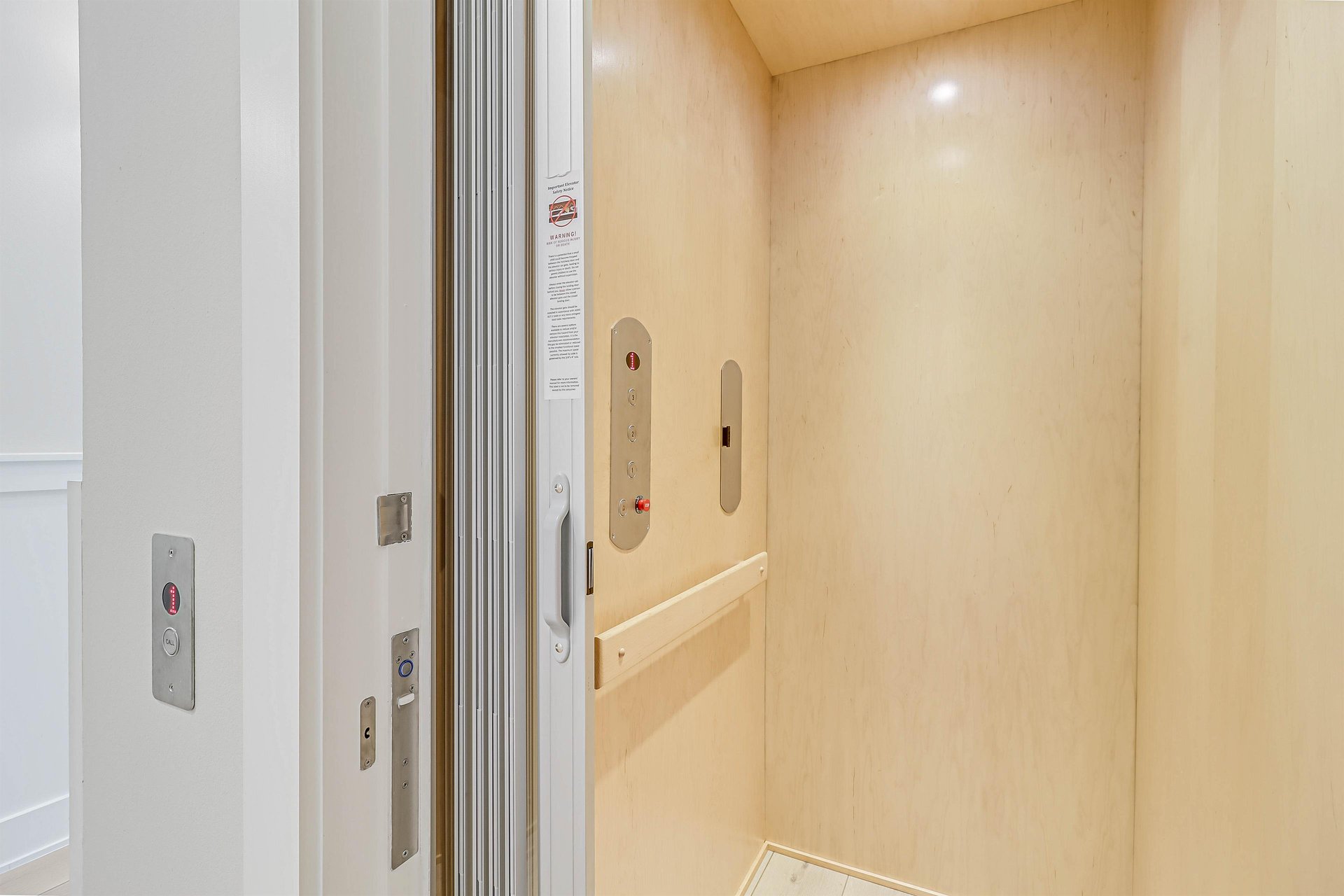 Elevator to All Three Levels