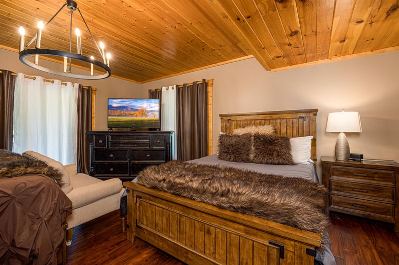 queen bed