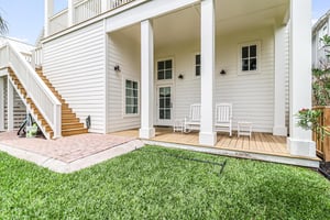 Fenced in Back Yard with 2nd Floor Access