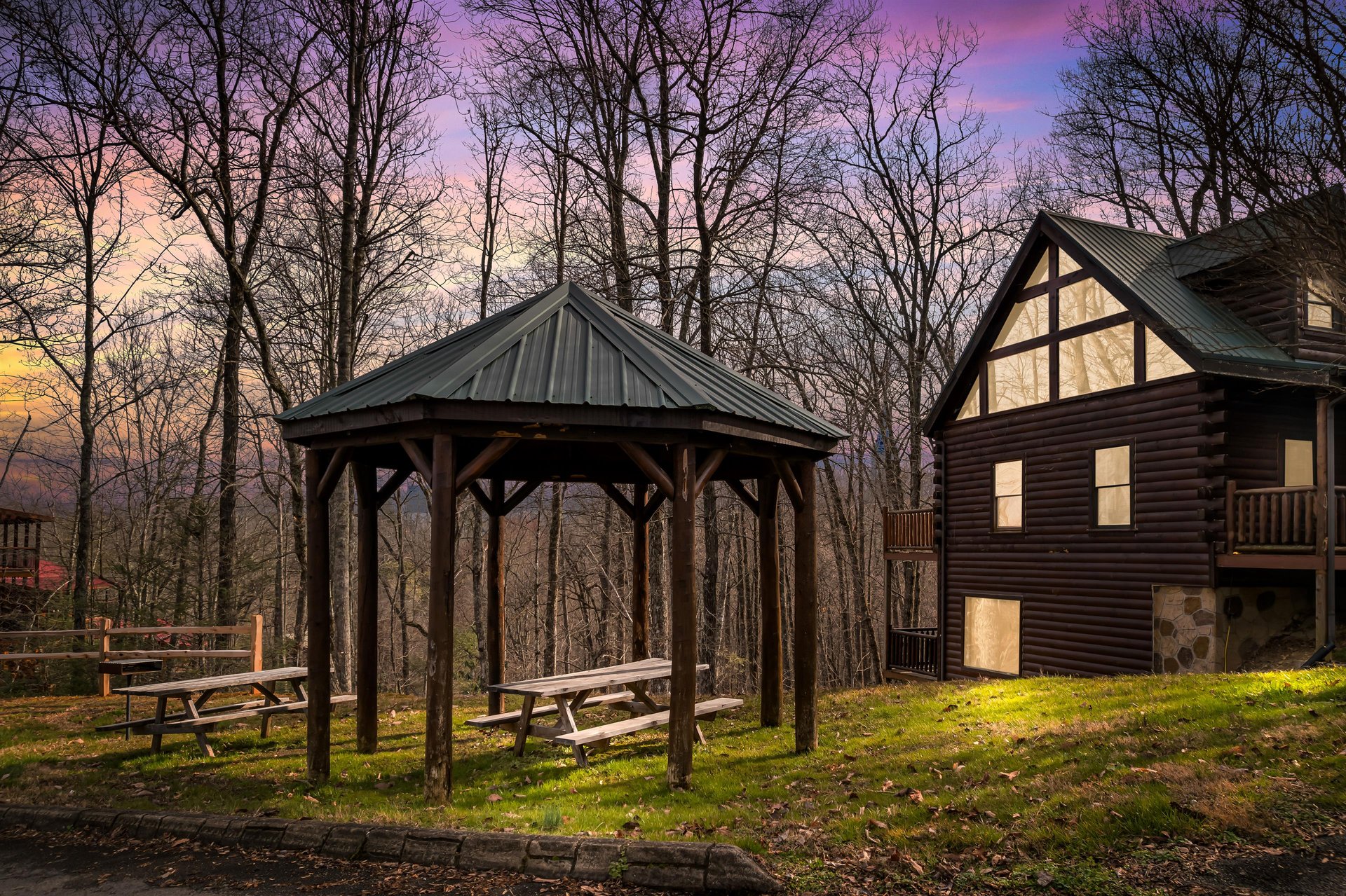 Exterior view at Country Bears Getaway, a 3bedroom cabin rental located in Gatlinburg