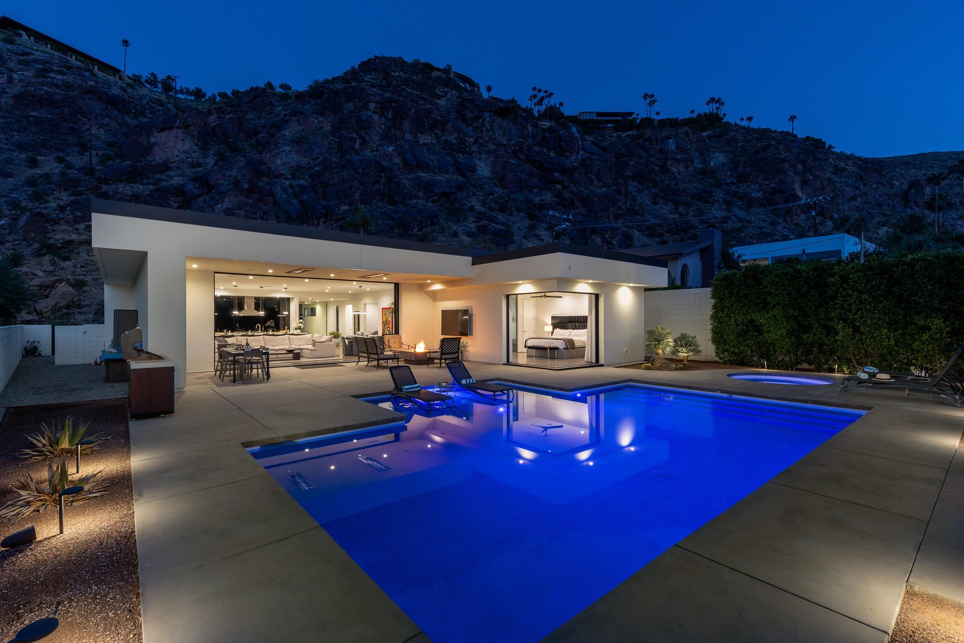 Private backyard