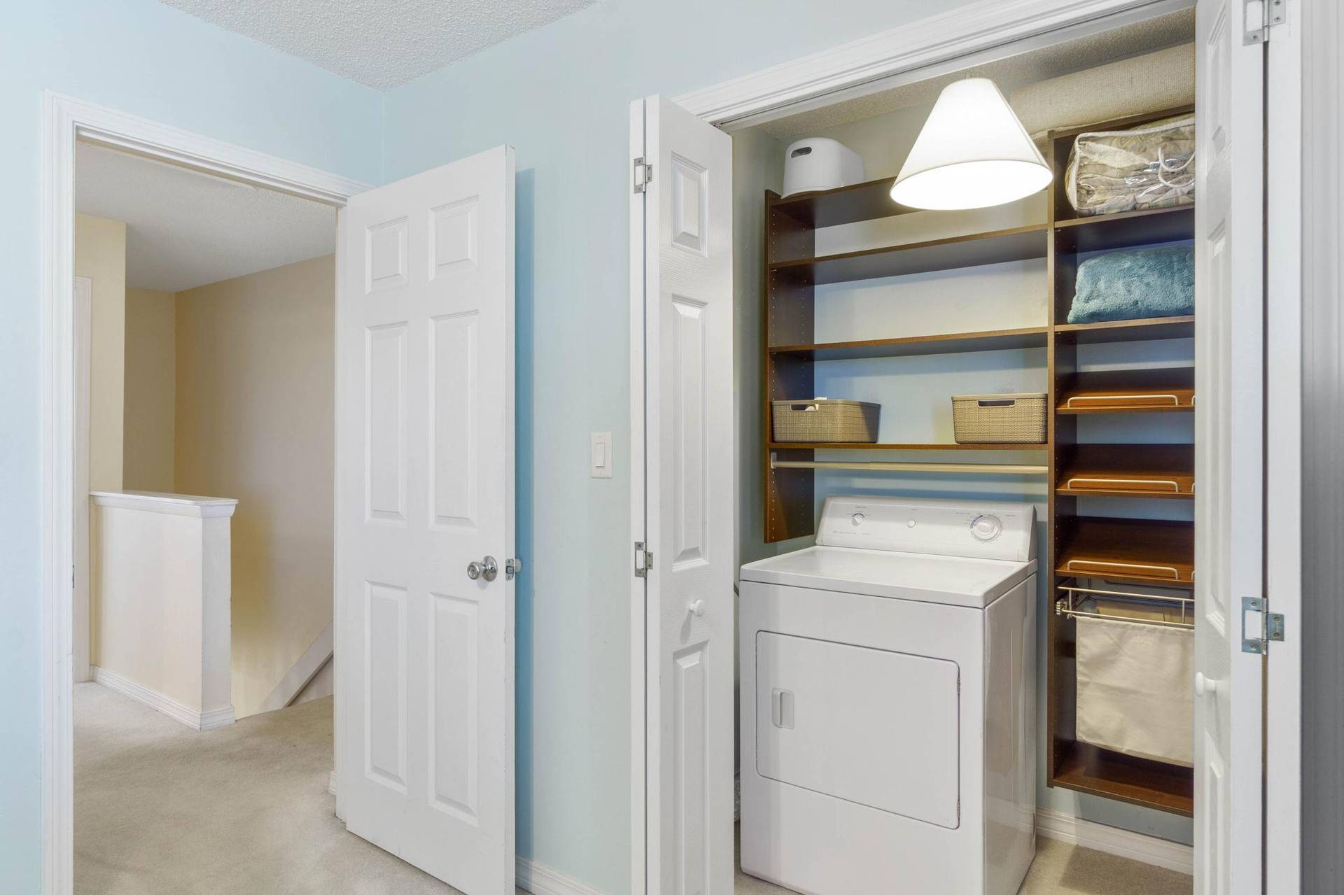 Master Closet Dryer Located In There