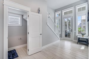 Foyer and Powder Room, 1st Floor