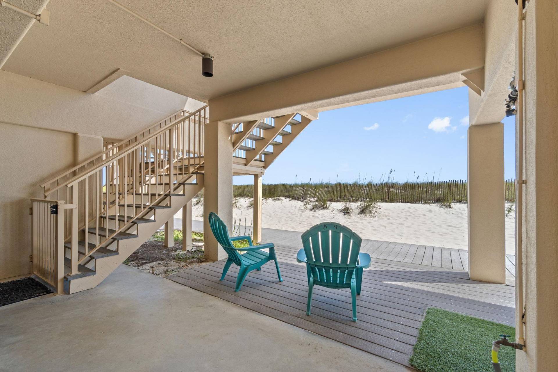 Garage Level Hangout Area