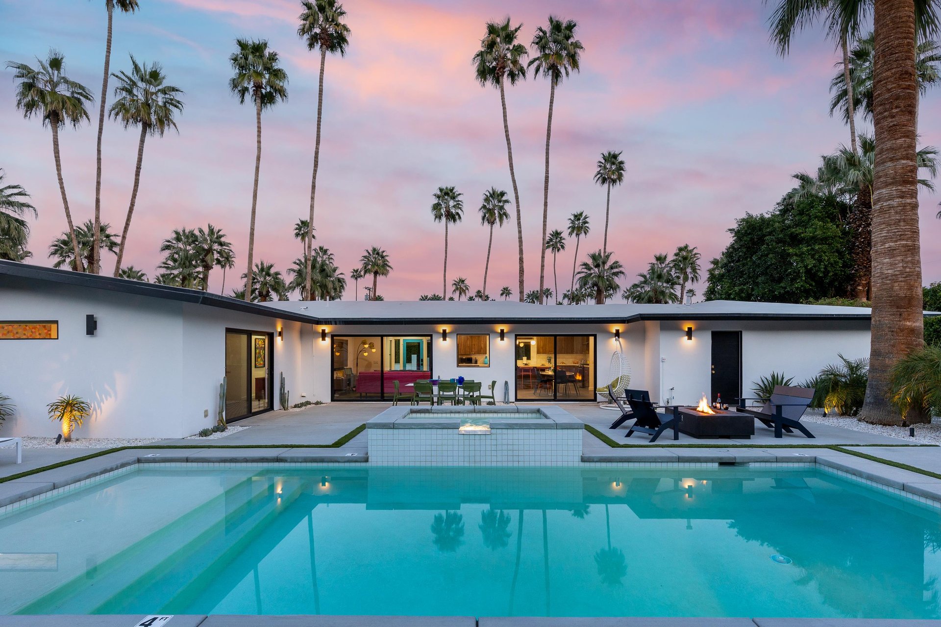 Stunning Palm Springs sunsets