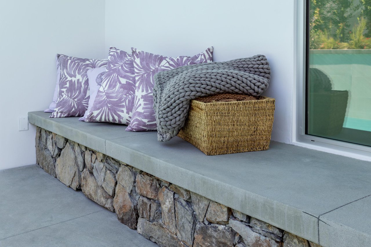 Tons of places to lounge outside