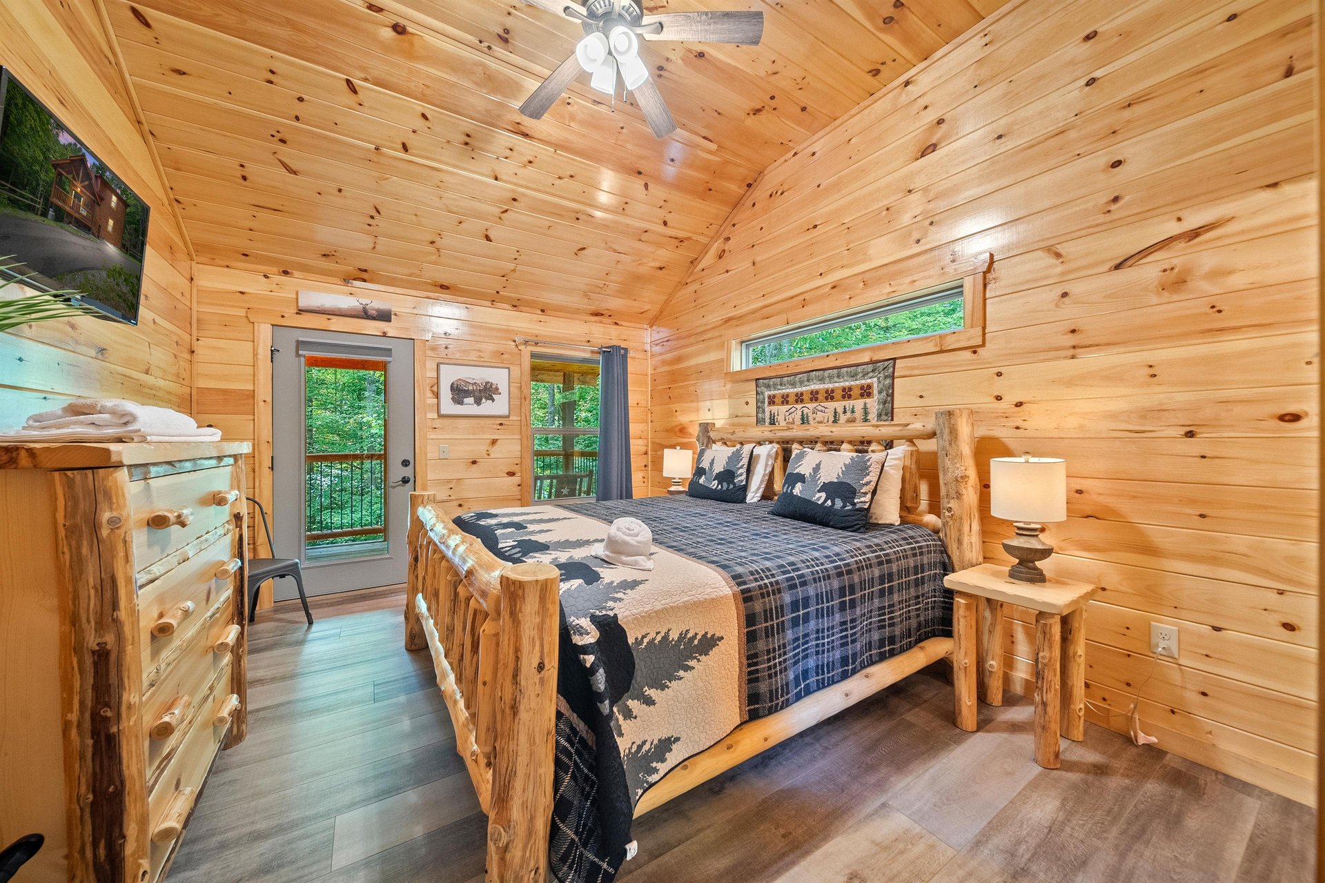 king bed