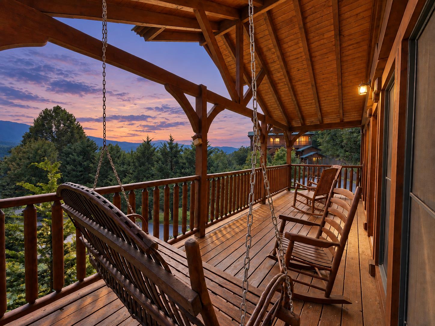 Main Level Deck Porch Swing