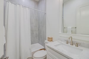 Shared Bathroom with ShowerTub Combo
