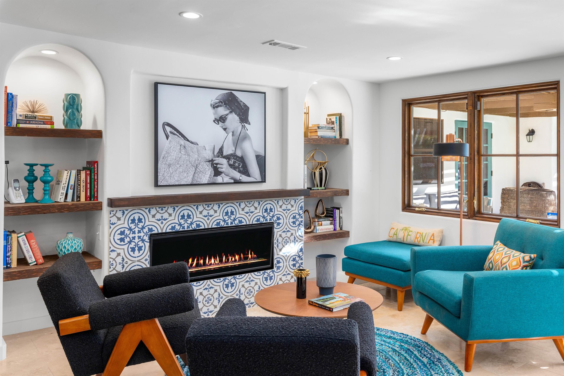 Enjoy the fireplace