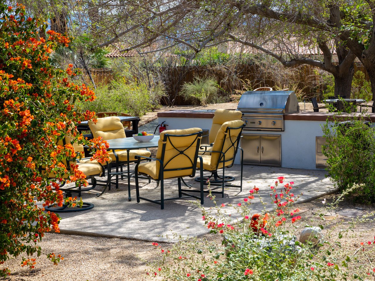 Beautiful desert landscaping