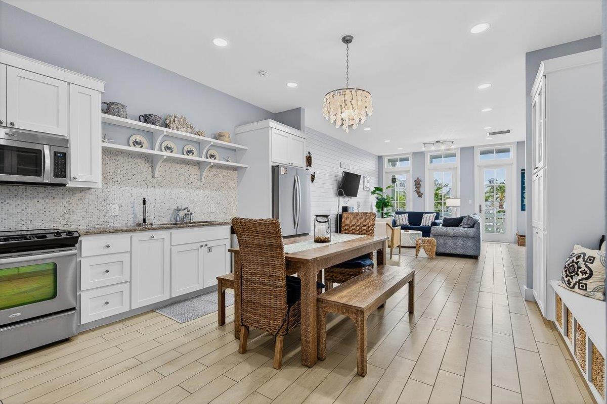 Kitchen and Dining Area