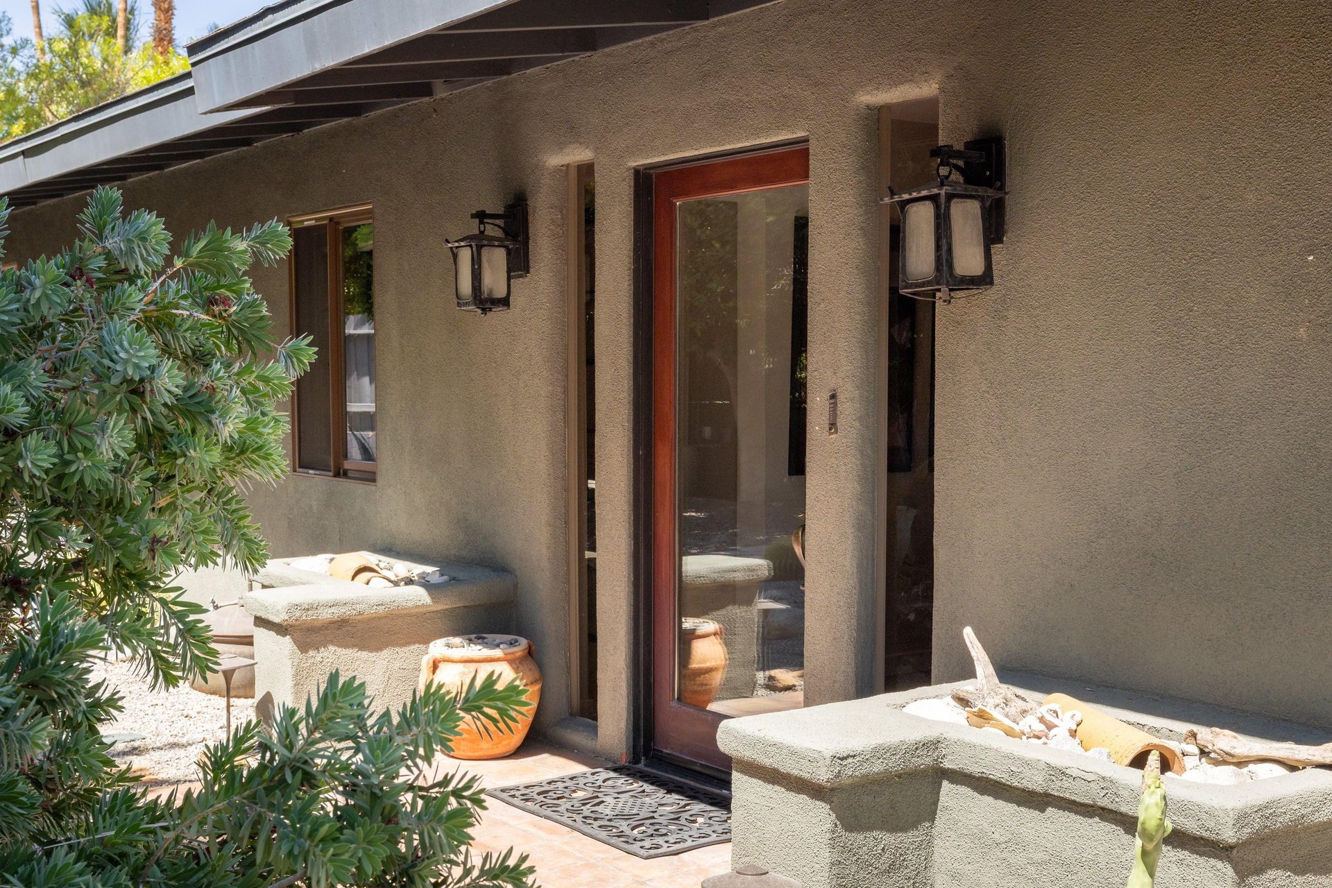 Front door.