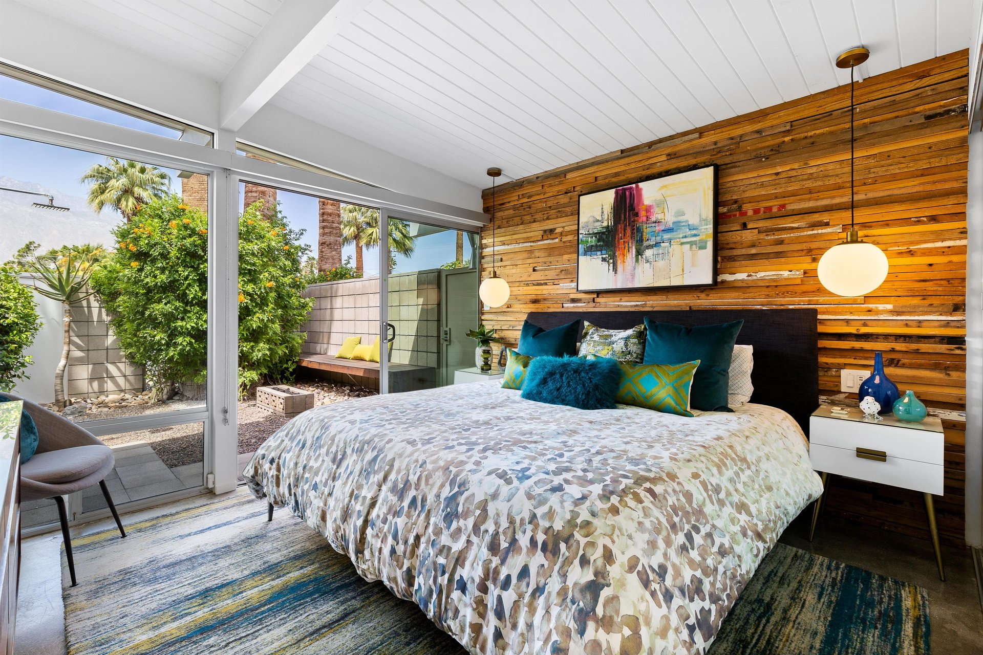 Comfortable guest bedroom