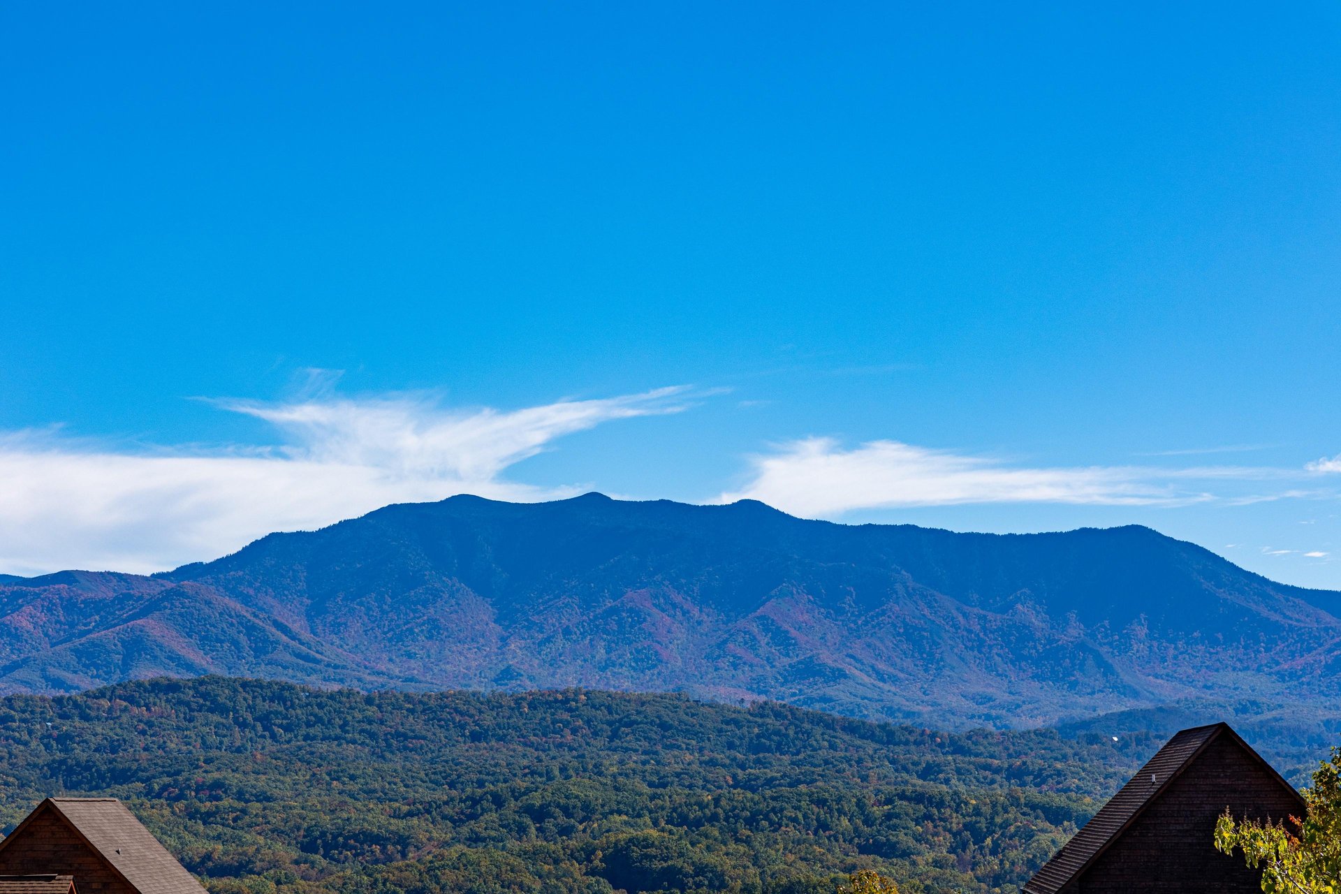 Drone view at Eagles Sunrise, a 2 bedroom cabin rental located in Pigeon Forge