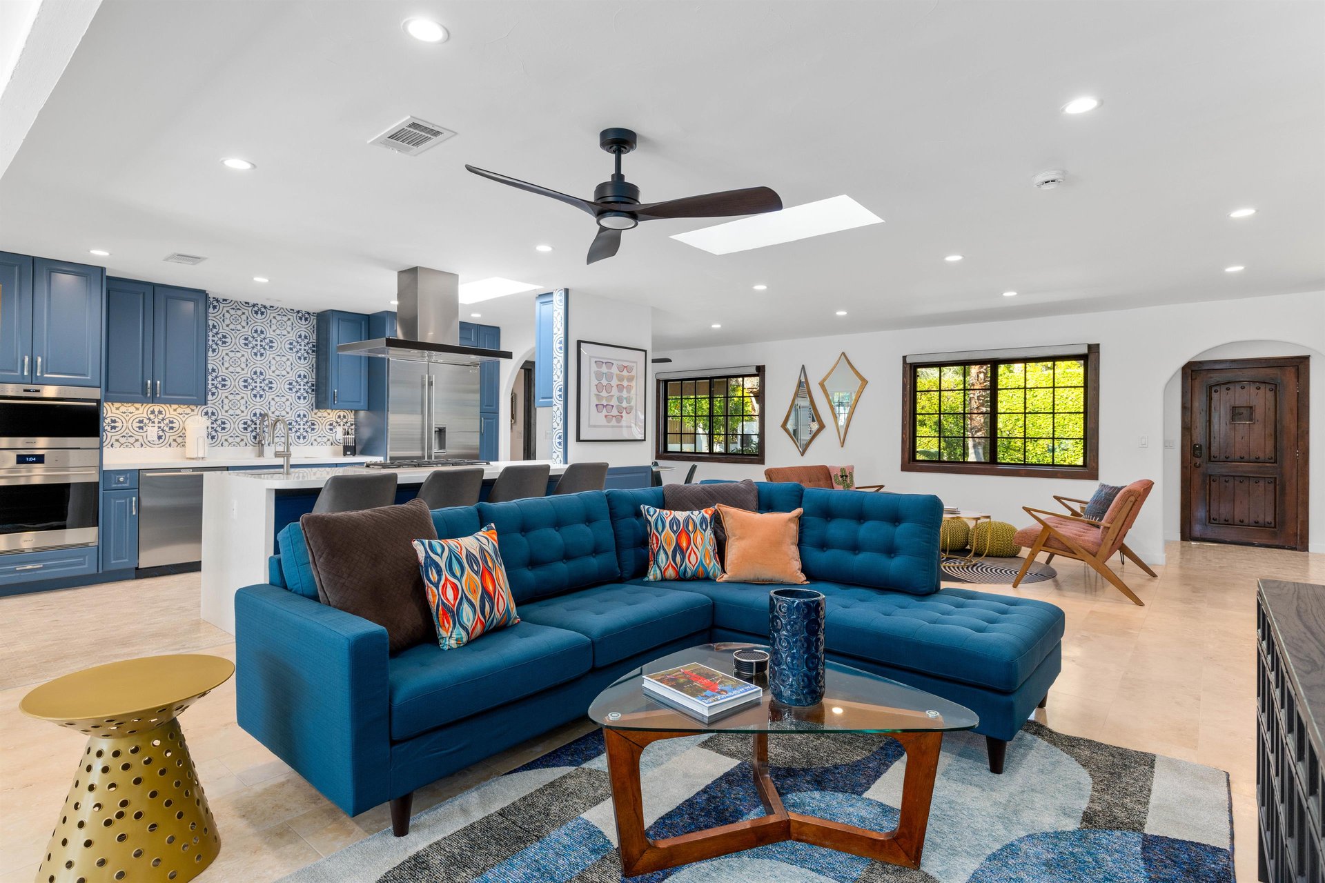 Comfortable midcentury modern furniture