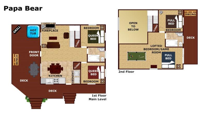 Papa Bear floor plan