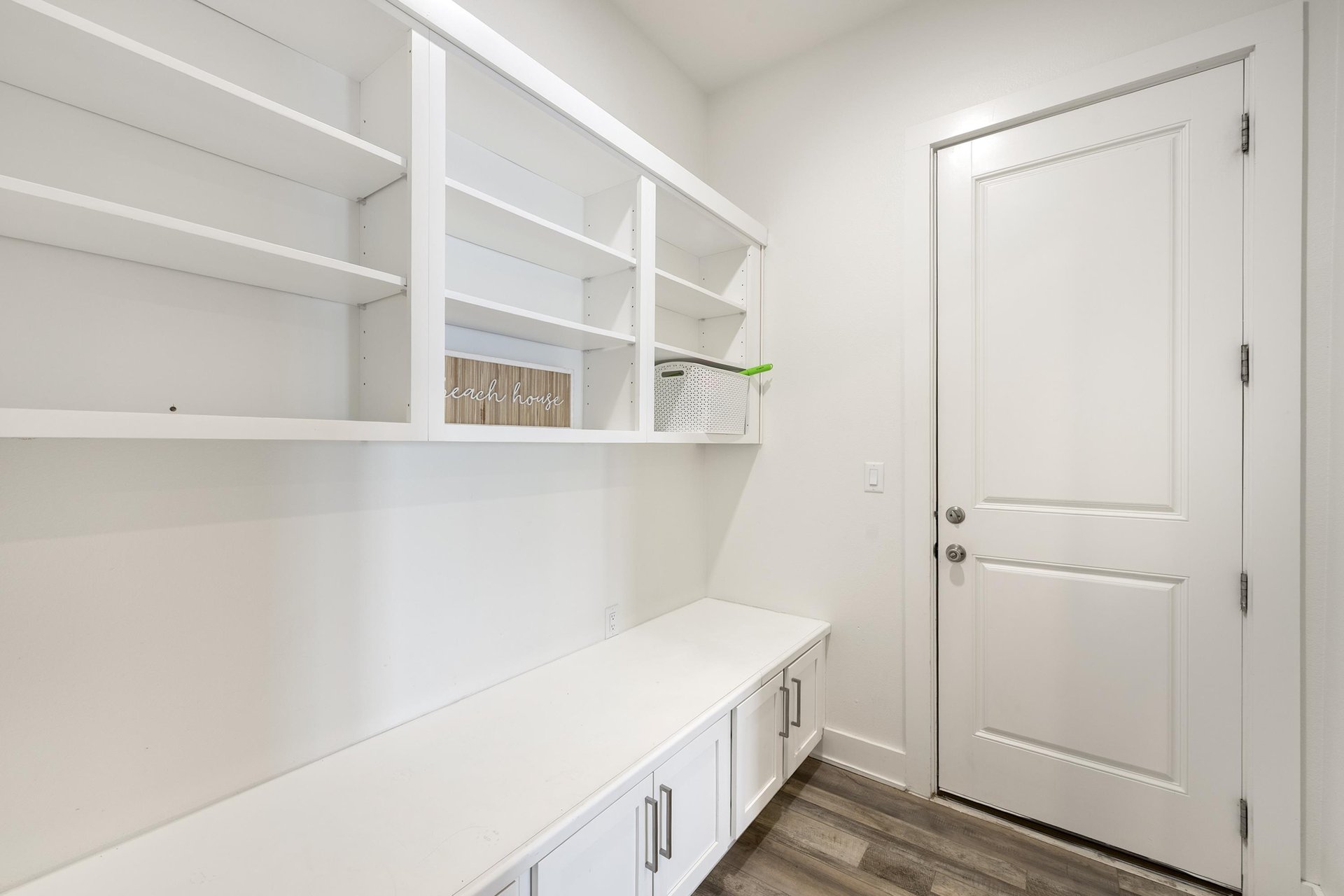 Carport Entry with Storage