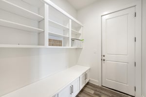 Carport Entry with Storage