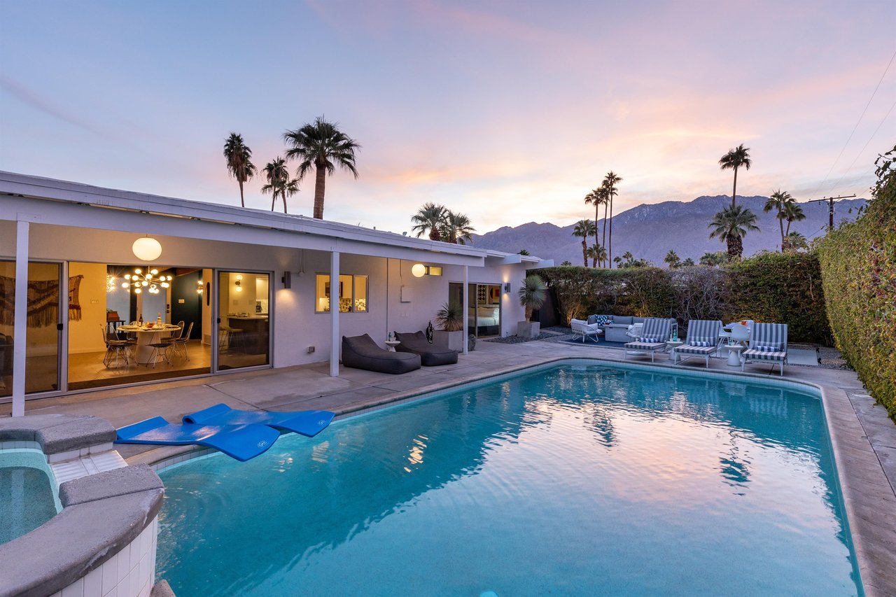 Go for a sunset swim