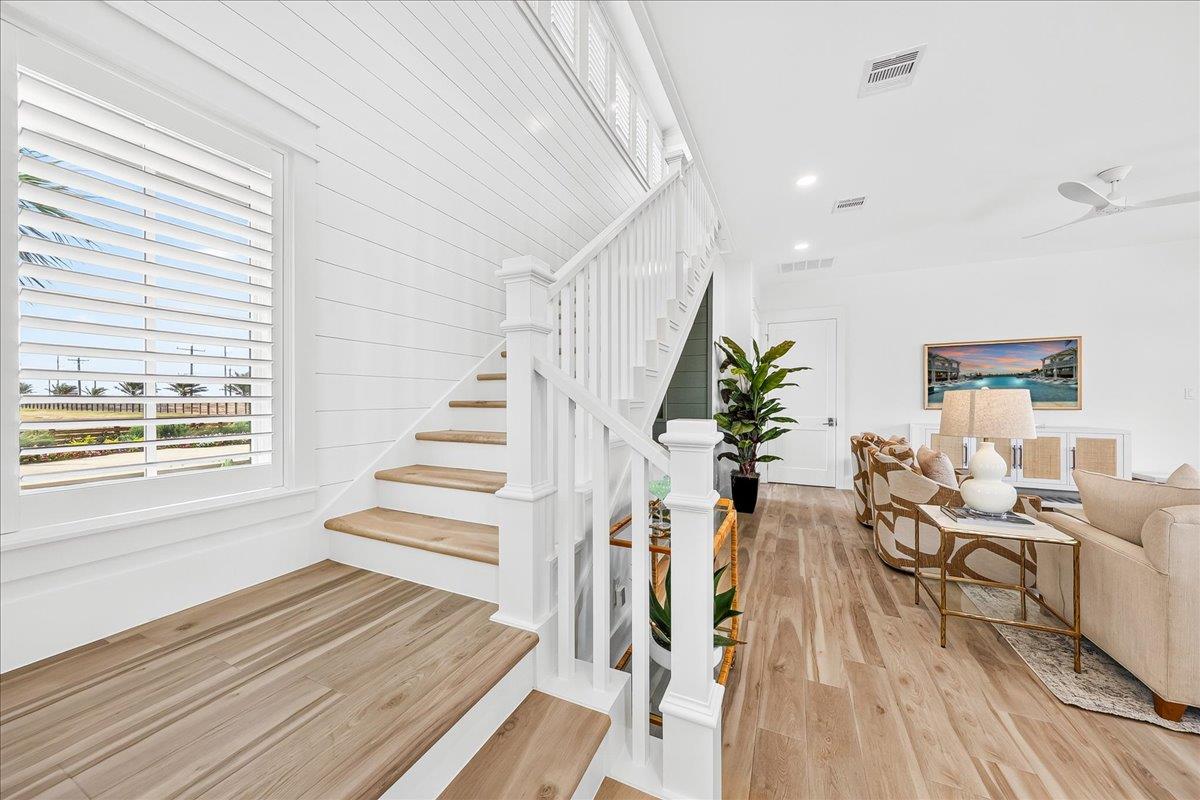 Stairs to Second Floor