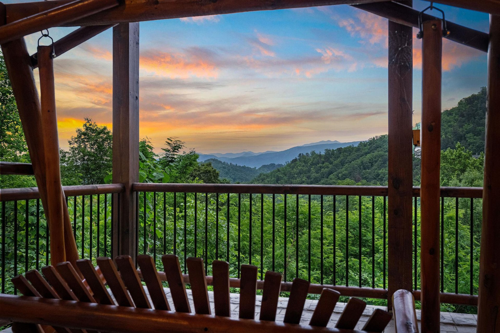 View from Black Bears  Biscuits Lodge