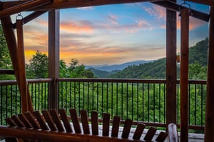 View from Black Bears  Biscuits Lodge