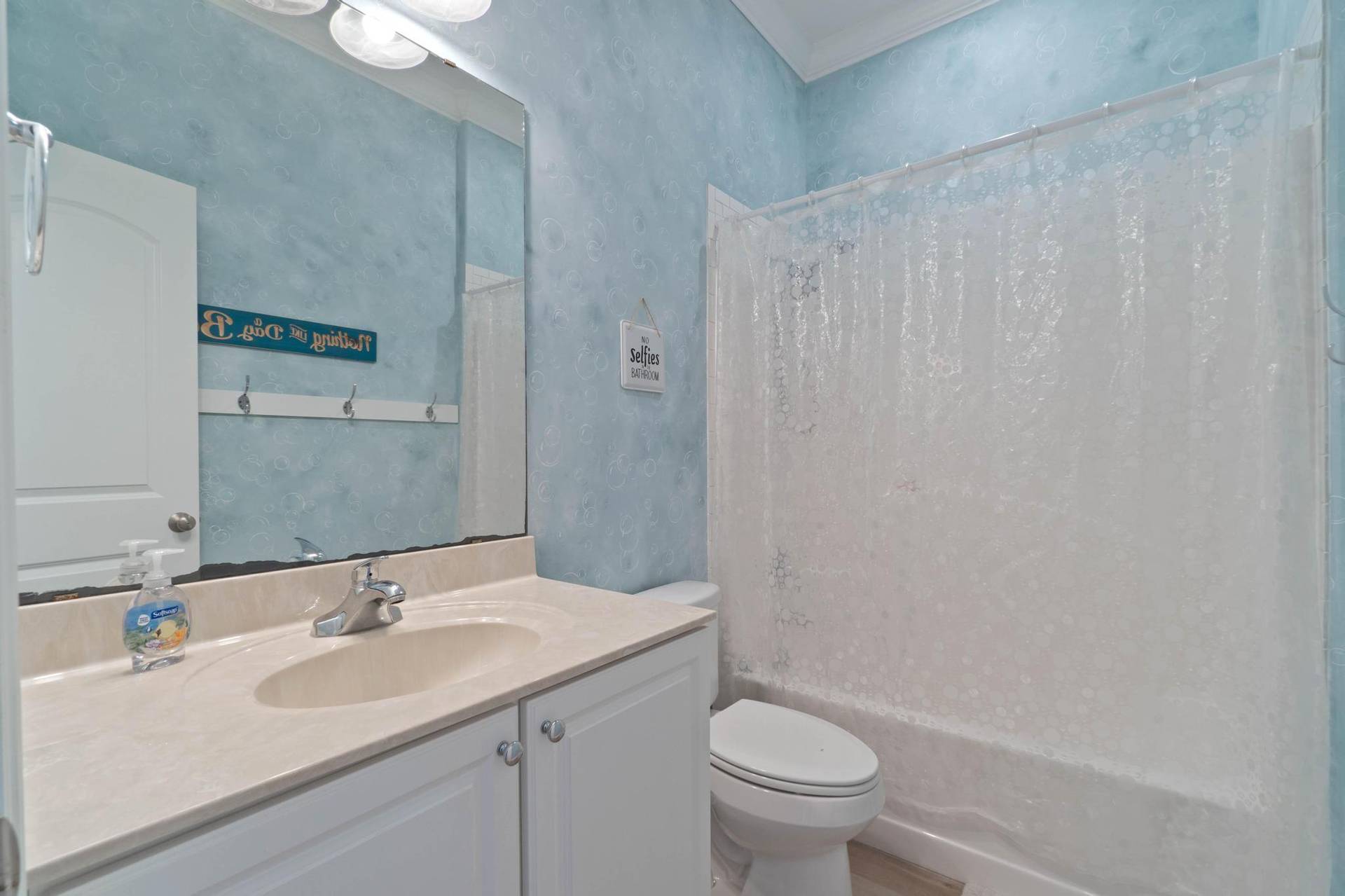 Shared Bathroom Off Kitchen