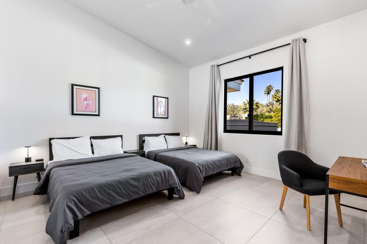 Restful guest bedroom