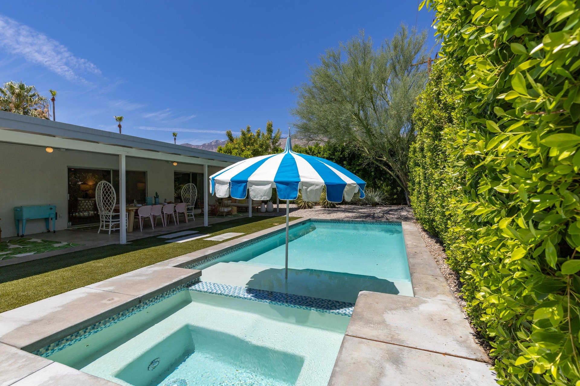 Gorgeous pool and spa