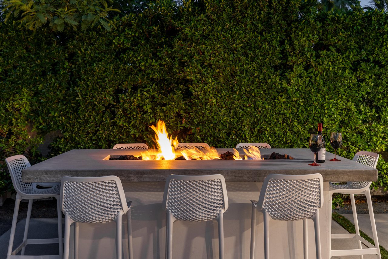 Lit Up Bar Firepit