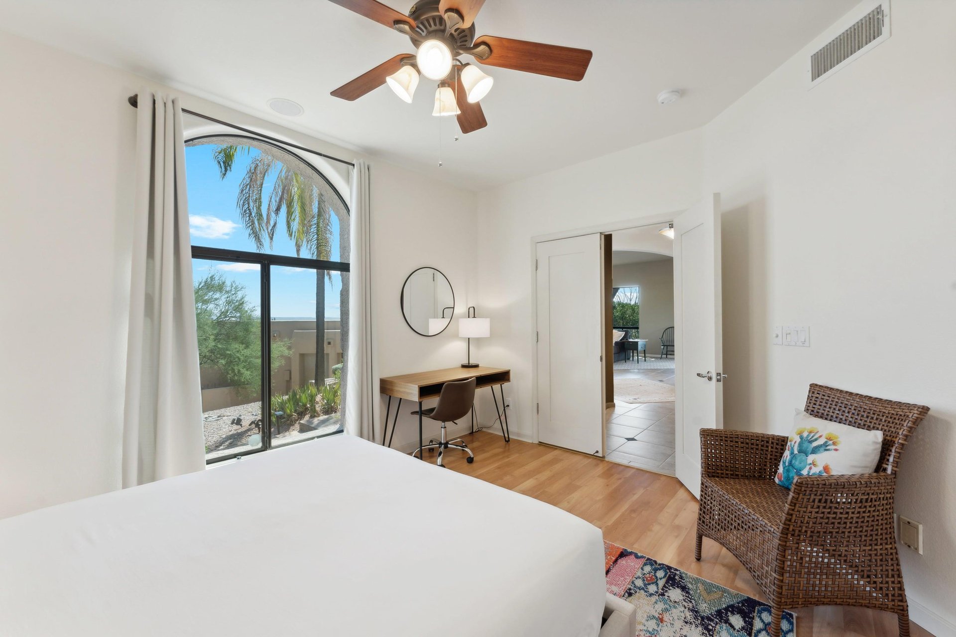 Designated Work Space inside Third Guest Bedroom