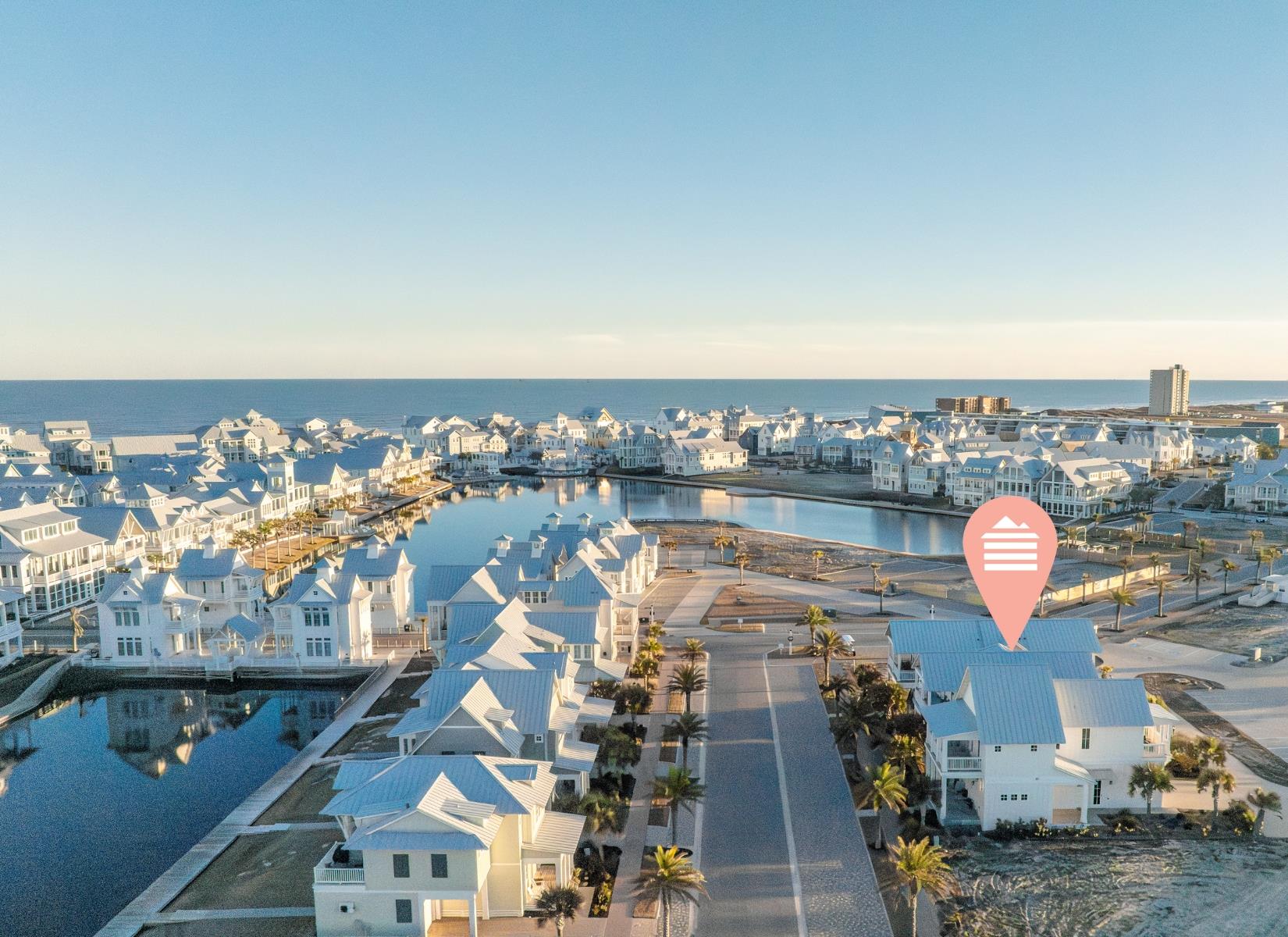 Aerial View, Location