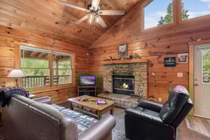 Seating and Fireplace