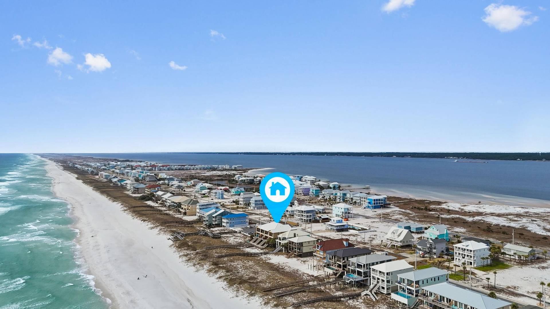 Gulf Paradise Aerial