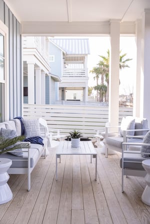 Exterior Seating Area, Back Porch