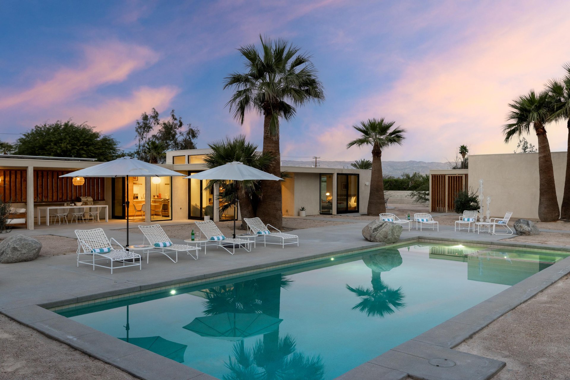 Unwind by your private pool